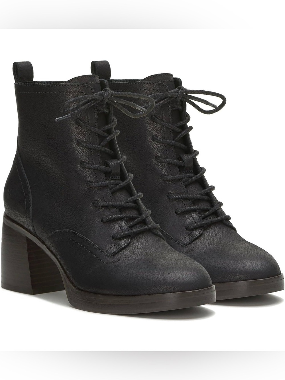 Lucky Brand Women's Qiama Black Leather Bootie Size 6.5 New